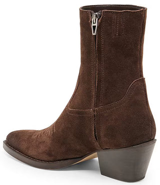 KLYDE BOOT, DARK BROWN SUEDE