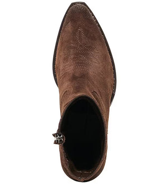 KLYDE BOOT, DARK BROWN SUEDE