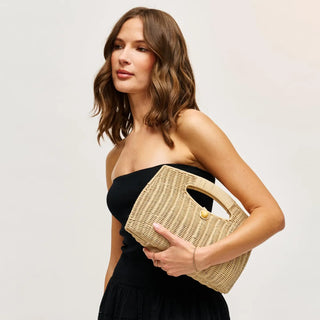 RILEY CLUTCH - NATURAL