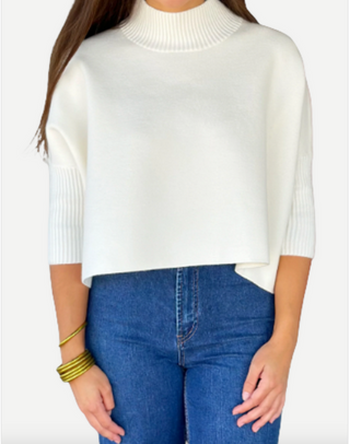 KERISMA AJA SWEATER, OFF WHITE