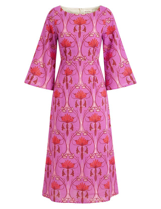 CAMELIA DRESS, ZEST VIVID