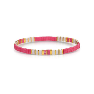 Choose Your Colors - Miyuki Tila Bracelets: Orange