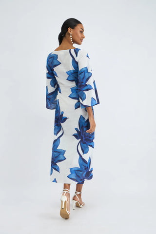 CAMELIA DRESS, LOTUS INDIGO
