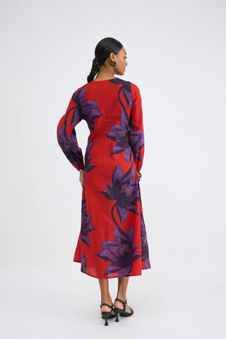 MORGAN DRESS, LOTUS SUNSET