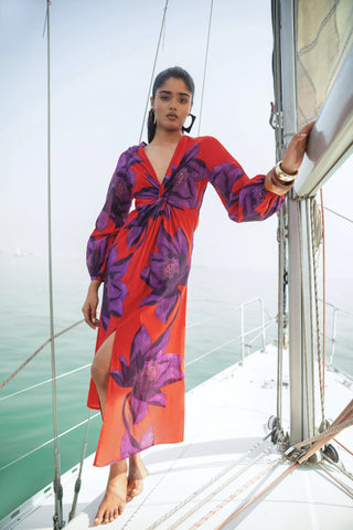 MORGAN DRESS, LOTUS SUNSET