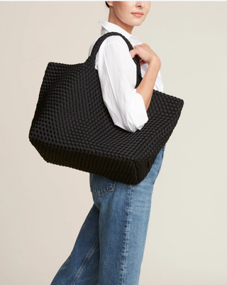 ST. BARTHS LARGE TOTE, ONYX