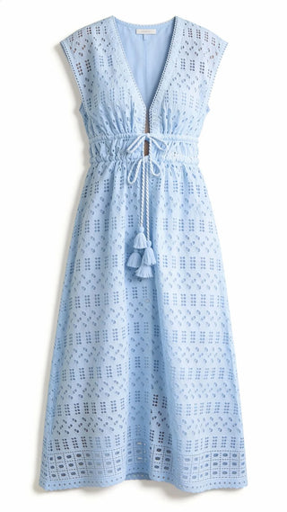 FRONTELINA DRESS, LIGHT BLUE
