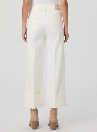 SASHA ANKLE W/WIDE CUFF, TONAL ECRU