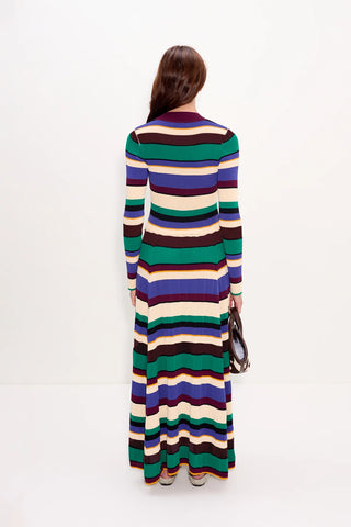SANDRINE KNIT DRESS, TROPICAL MULTI