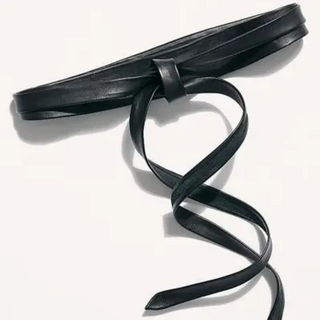 MIDI WRAP BELT, BLACK