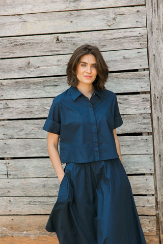 CLUB SHIRT, NAVY