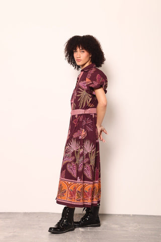 DELLA DRESS, WINE FLORA