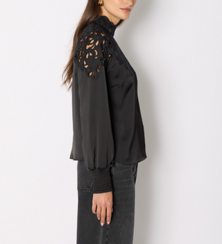 CEVA BLOUSE, BLACK