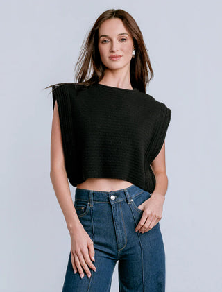 IMOGEN TOP, BLACK