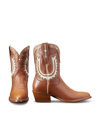 THE JOLENE, CARAMEL/BONE/COWHIDE