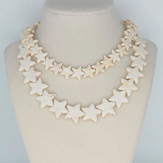 STAR NECKLACE - SMALL - SMALL - COCONUT