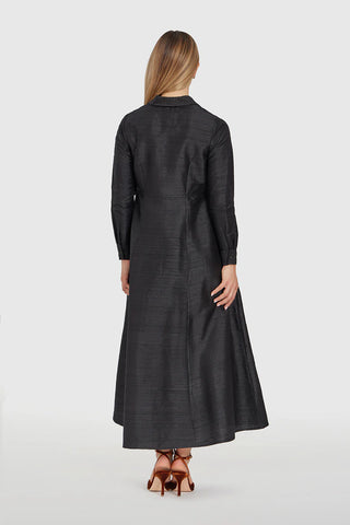 CLASSIC SHIRTDRESS, BLACK