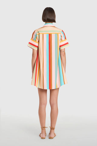 DOCK DRESS, AMBERLINE STRIPES