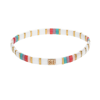 Choose Your Colors - Miyuki Tila Bracelets: Blue/Green/White