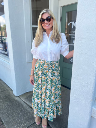 DRIFTER SKIRT, MARIGOLD