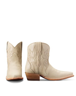 THE LYNN, CREAM/COWHIDE