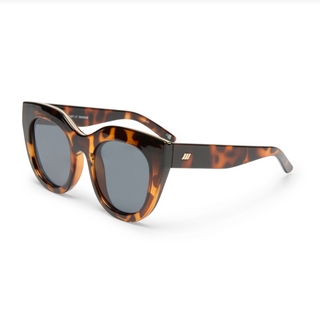 LE SPECS AIR HEART SUNGLASSES, TORT