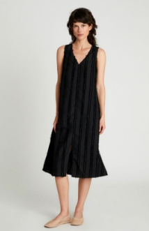 WILD PONY TEXTURED DRESS, BLACK