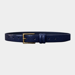 SOLSTICE JEAN BELT - MARINE PYTHON