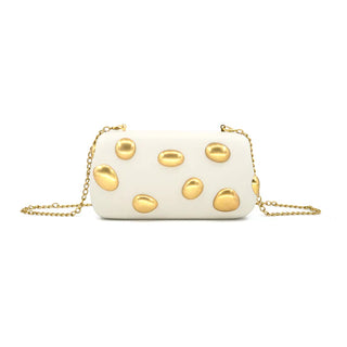 LUNA CLUTCH, BEIGE