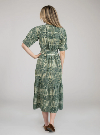 JANE DRESS, FALL GREEN