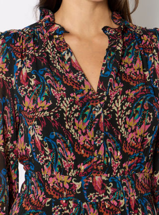 RILA MAXI DRESS, FLOWER