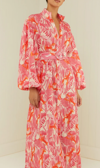 PALM NOOSA  NODDY DRESS, PINK LOBSTER