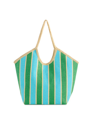 Capri Tote, Turquoise