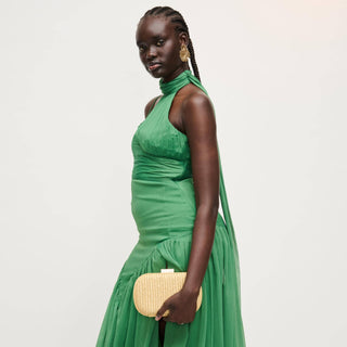 Alix Evening Bag: Ivory