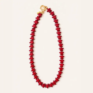 STAR NECKLACE - SMALL  - RED