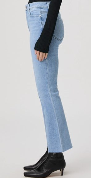 PAIGE CLAUDINE W/ RAW HEM DENIM, AMALIE