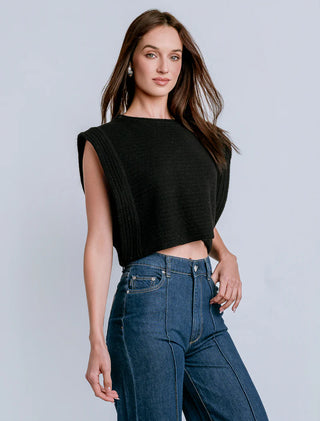 IMOGEN TOP, BLACK