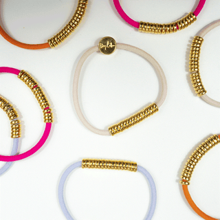 DISC UNDER THE SUN - MIX & MATCH / BRACELET / HAIRTIES / SPRING / SUMMER / 24 pcs: UNDER THE SUN / REFILL / GOLD