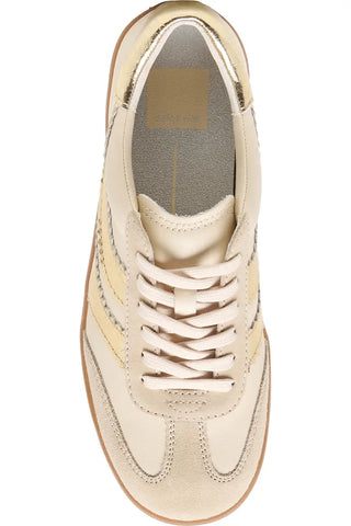 MERIT SNEAKER, WHITE/GOLD LEATHER