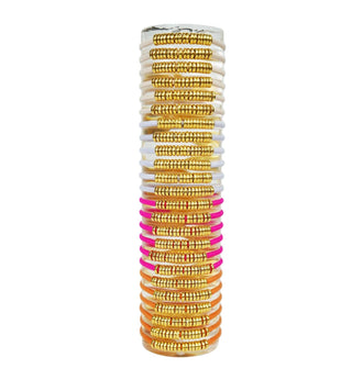 DISC UNDER THE SUN - MIX & MATCH / BRACELET / HAIRTIES / SPRING / SUMMER / 24 pcs: UNDER THE SUN / REFILL / GOLD
