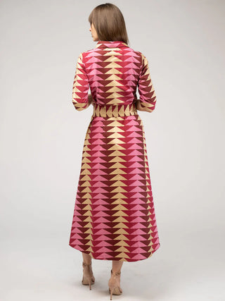 ELOISE DRESS, CRANBERRY