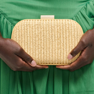 Alix Evening Bag: Ivory