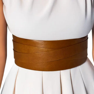 WRAP BELT - TOFFEE