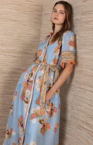 BRODY MAXI DRESS, BLUE