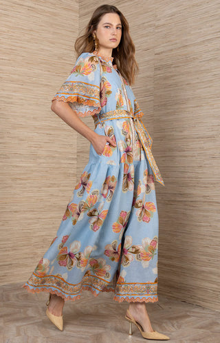 BRODY MAXI DRESS, BLUE