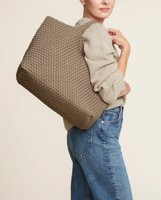 ST. BARTHS LARGE TOTE, CASHMERE