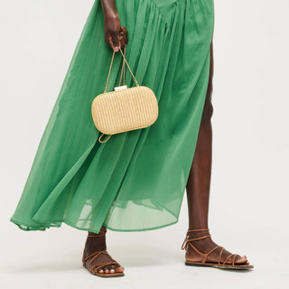 Alix Evening Bag: Ivory