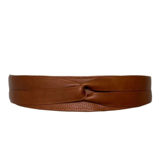 MIDI WRAP BELT, WHISKEY
