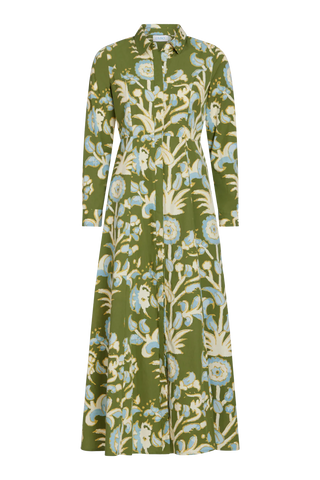CLASSIC SHIRTDRESS, OASIS GROVE