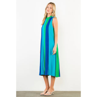 slim fit dress slacks COLORBLOCK MIDI SLEEVELESSD DRESS, GREEN – Monkee's of Fairhope